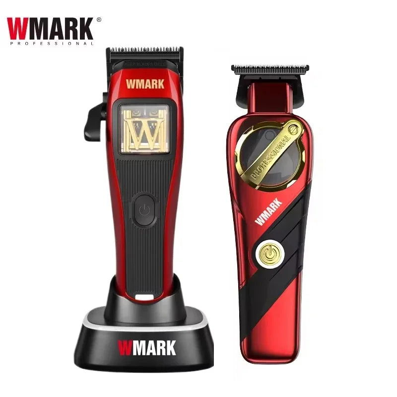 2024 WMARK 9213 +X1 Hair Clippers Set,Magnetic levitation motor, high speed 9000rpm,Beard Trimmer,Hair Clipper for men,DLC Blade - TOMFL