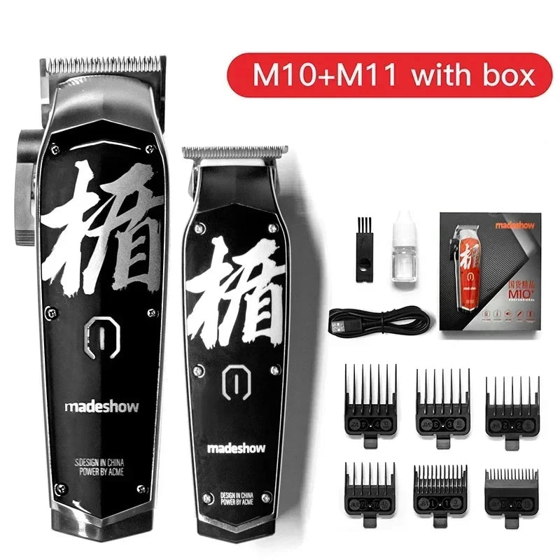 Madeshow M10 M11 rechargeable cordless haircut kit