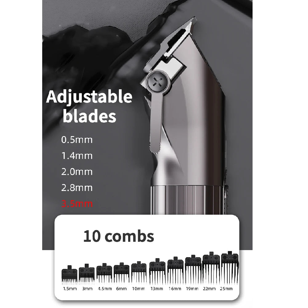 Hair Clippers for Men,Barber Clippers Set,Mens Cordless wireless Hair Clipper for Barbers Haircut Kit Fade - TOMFL