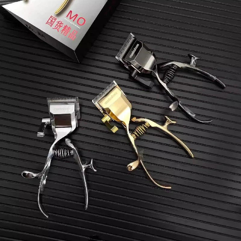 Hair Removal Hair Cutter,Manual Clipper Professional Full Metal Body,Hand Hair Trimmer,Professional Tools for Barber - TOMFL