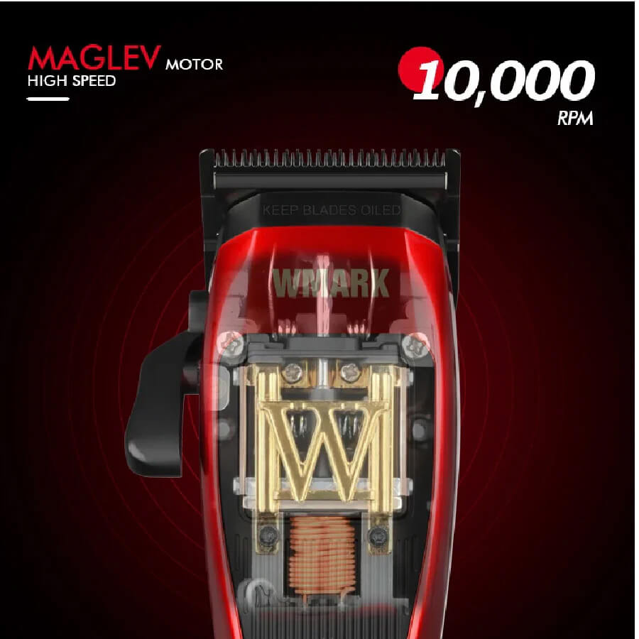 2024 New NG-X1 High Speed Professional Hair Clippers Microchipped Magnetic Motor10000RPM 9V Motor,Barbers Haircut Kit Fade - TOMFL