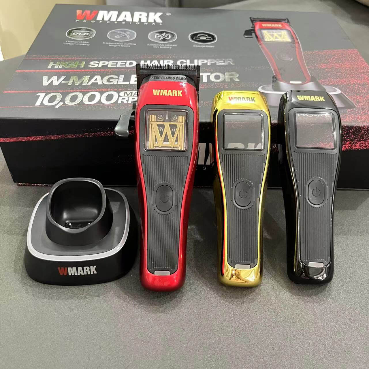 2024 New NG-X1 High Speed Professional Hair Clippers Microchipped Magnetic Motor10000RPM 9V Motor,Barbers Haircut Kit Fade - TOMFL