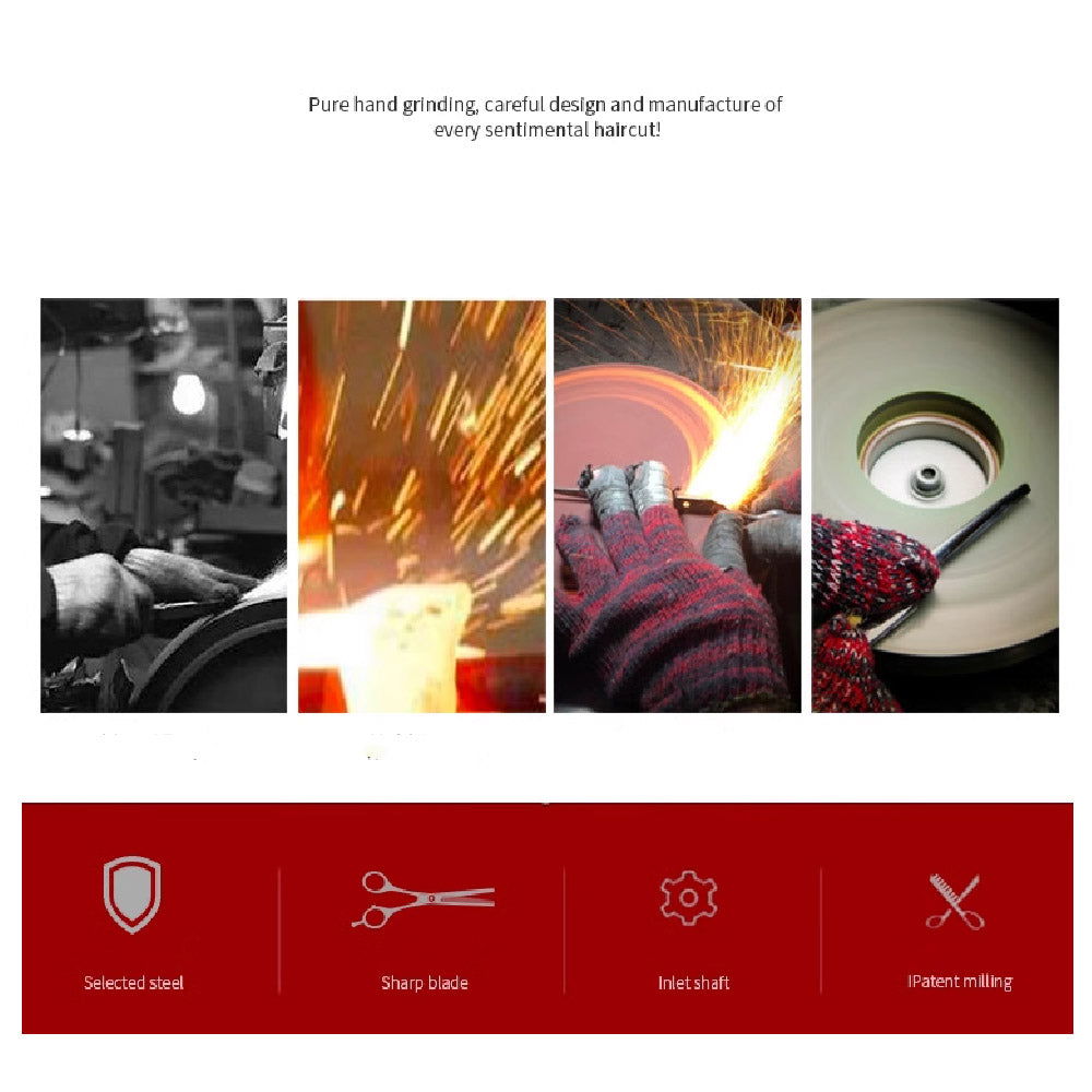 Scissor grinding and manufacturing process photos