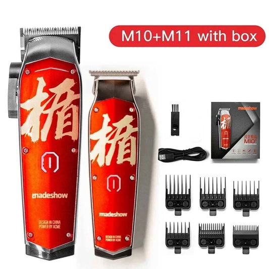 Hair Clippers +Hair Trimmer set,Professional Hair Clipper for men,cordless Hair Clipper,Professional barber clipper,Haircut Machine For Barbers - TOMFL