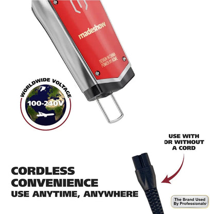 Madeshow professional hair clipper and trimmer haircut kit details