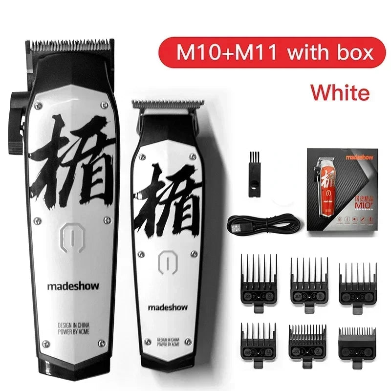 Hair Clippers +Hair Trimmer set,Professional Hair Clipper for men,cordless Hair Clipper,Professional barber clipper,Haircut Machine For Barbers - TOMFL