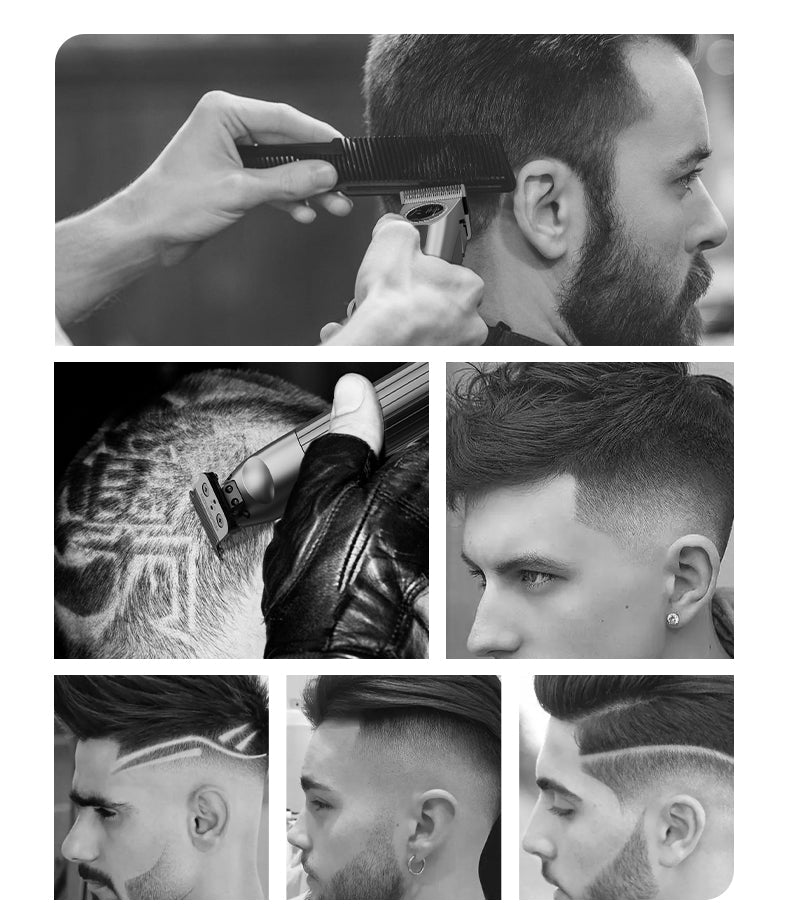Hair Clippers for Men,Barber Clippers Set,Mens Cordless wireless Hair Clipper for Barbers Haircut Kit Fade - TOMFL