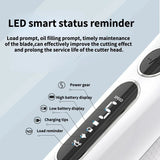 Madeshow CG-986F hair clipper LED display infographic