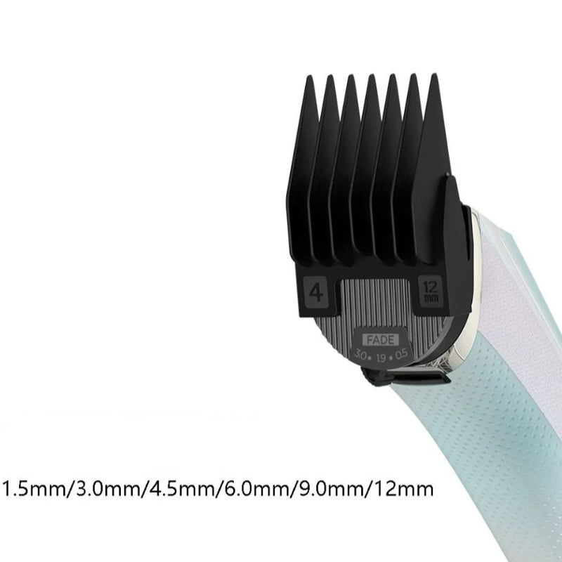 Madeshow CG-986F hair clipper with guide comb attached