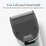Madeshow CG-986F hair clipper fixed blade close-up