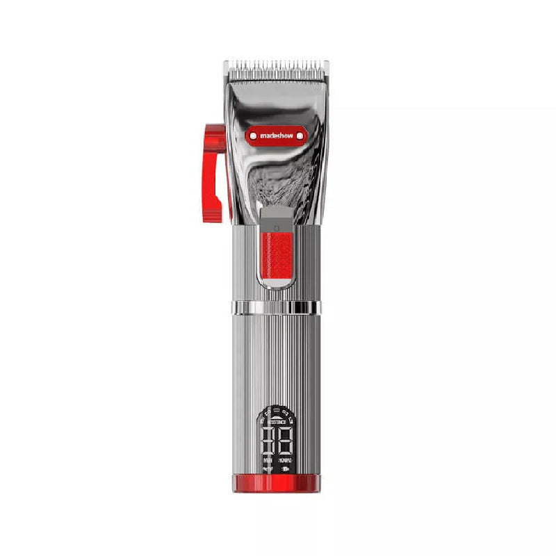 Professional Hair Clippers for Men - Cordless Barber Clipper,Complete Hair Cutting Kits with 10 Fading Guards, LED Display, 4 Hrs Runtime - TOMFL
