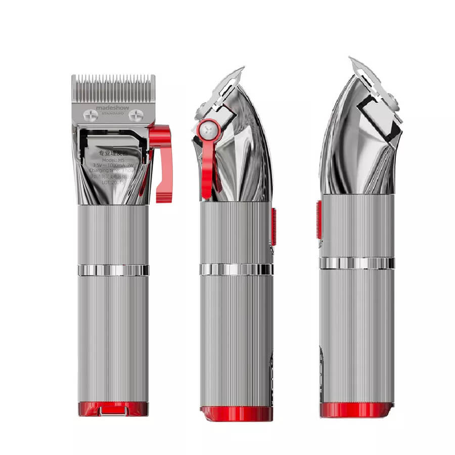Professional Hair Clippers for Men - Cordless Barber Clipper,Complete Hair Cutting Kits with 10 Fading Guards, LED Display, 4 Hrs Runtime - TOMFL