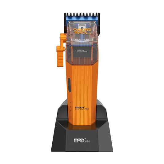 Looking for top-tier barber tools? The MRDpro CYBORG PRO 2026 features a powerful BLPU motor, Crunch 4.0 blade, and 4-hour battery life. Premium full metal orange body, built for professional barbers and premium home grooming.
