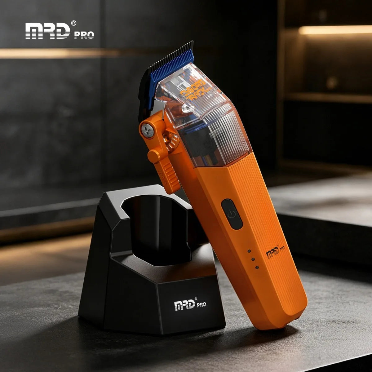 Looking for top-tier barber tools? The MRDpro CYBORG PRO 2026 features a powerful BLPU motor, Crunch 4.0 blade, and 4-hour battery life. Premium full metal orange body, built for professional barbers and premium home grooming.