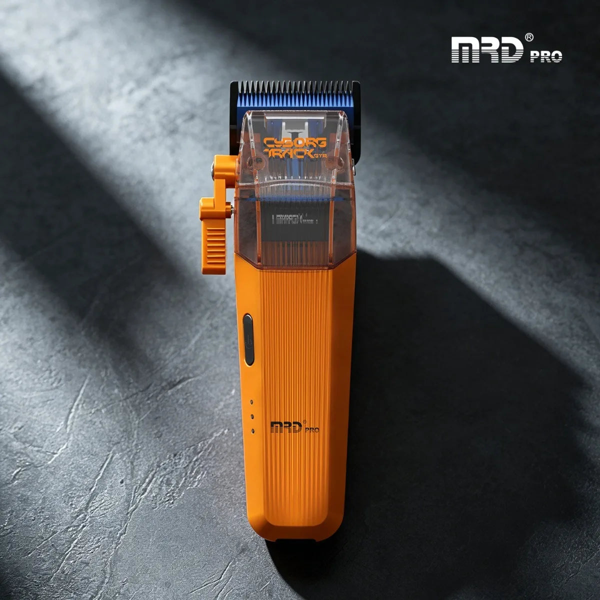 Looking for top-tier barber tools? The MRDpro CYBORG PRO 2026 features a powerful BLPU motor, Crunch 4.0 blade, and 4-hour battery life. Premium full metal orange body, built for professional barbers and premium home grooming.