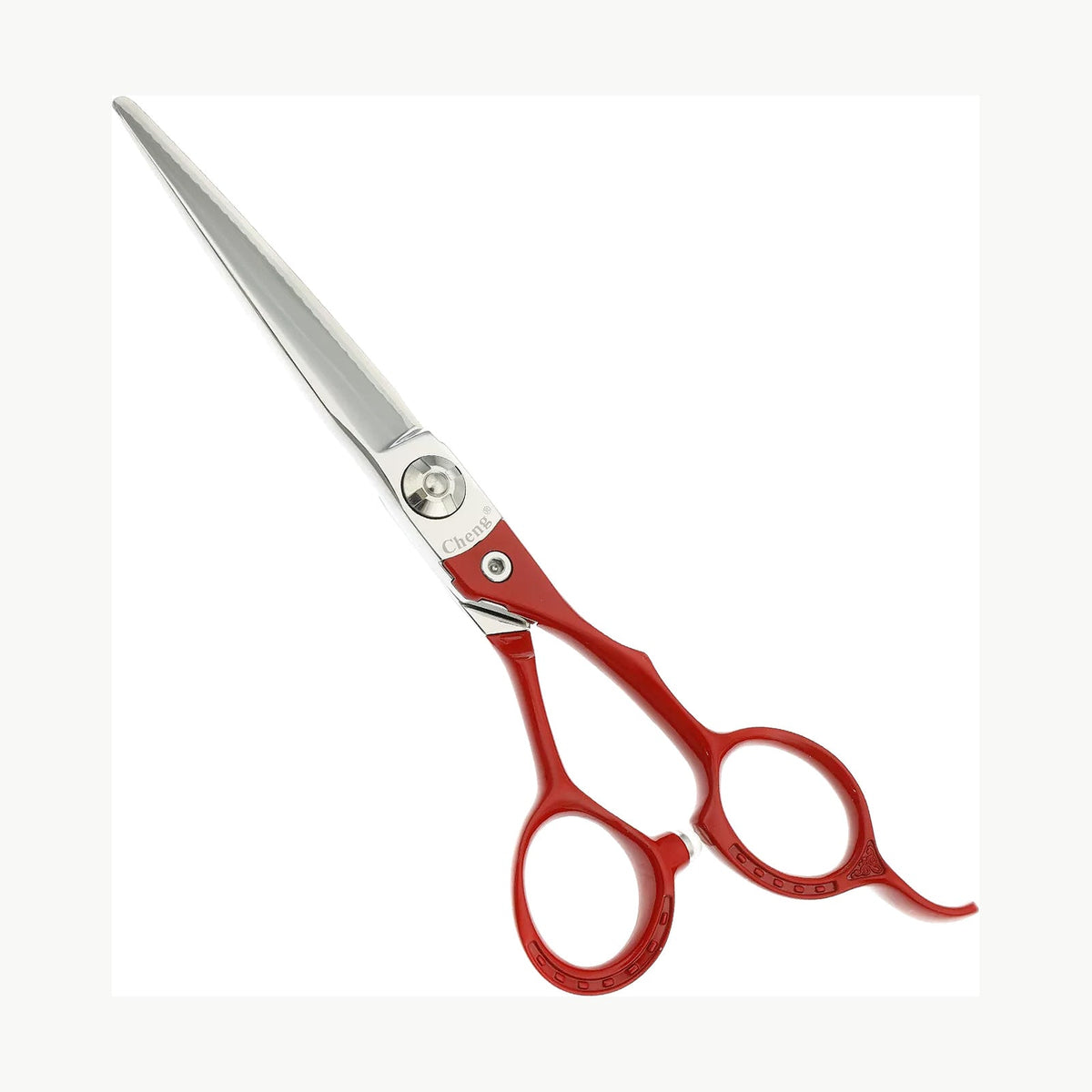 Cheng A45-60RD red 6.0-inch structure shear on unified warm-white background