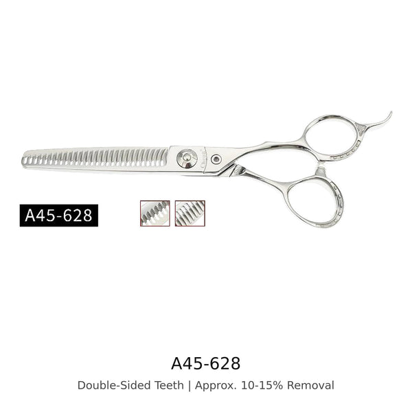 Cheng A45-628 Jinge Professional 26-Tooth Double-Sided Blending Shear for Barbers