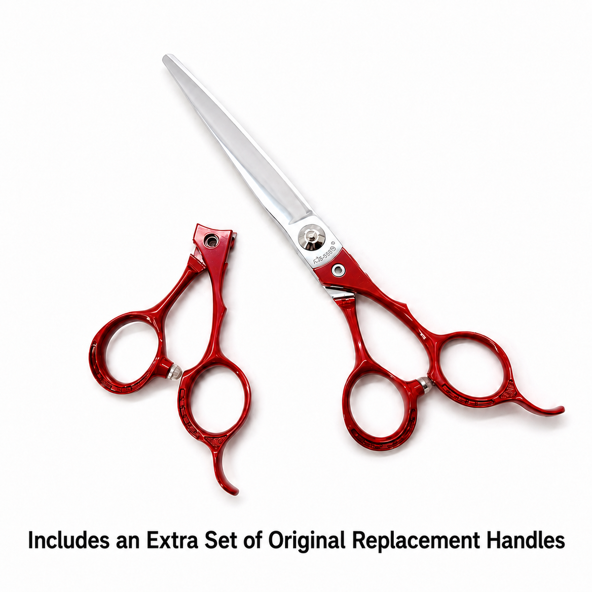 Cheng A45 Jinge professional shear with an extra set of original replacement handles included