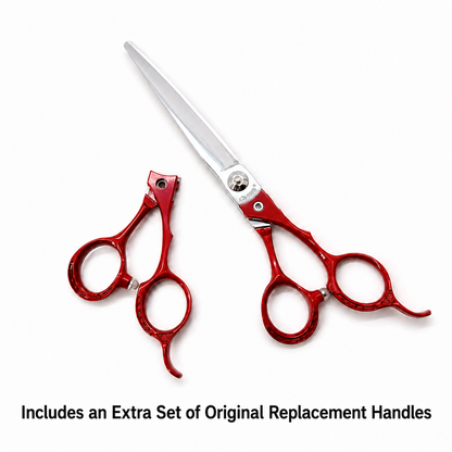 Cheng A45 Jinge professional shear with an extra set of original replacement handles included