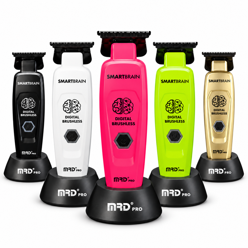 MRD SMARTBRAIN GMT-90-4 trimmers shown in Black, White, Pink, Green and Gold; choose one color, one trimmer per purchase