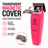 Pink MRD Smart Brain HC-90-4 with black cutting blade, removable transparent cover