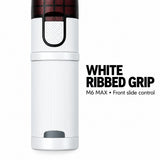 M6 MAX white ribbed grip and front slide control