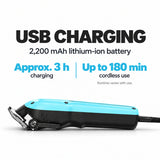 Madeshow M15 Blue — USB charging with 2200 mAh battery