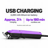 Madeshow M15 Purple — USB charging with 2200 mAh battery