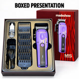 Madeshow M15 Purple — retail box and fitted tray