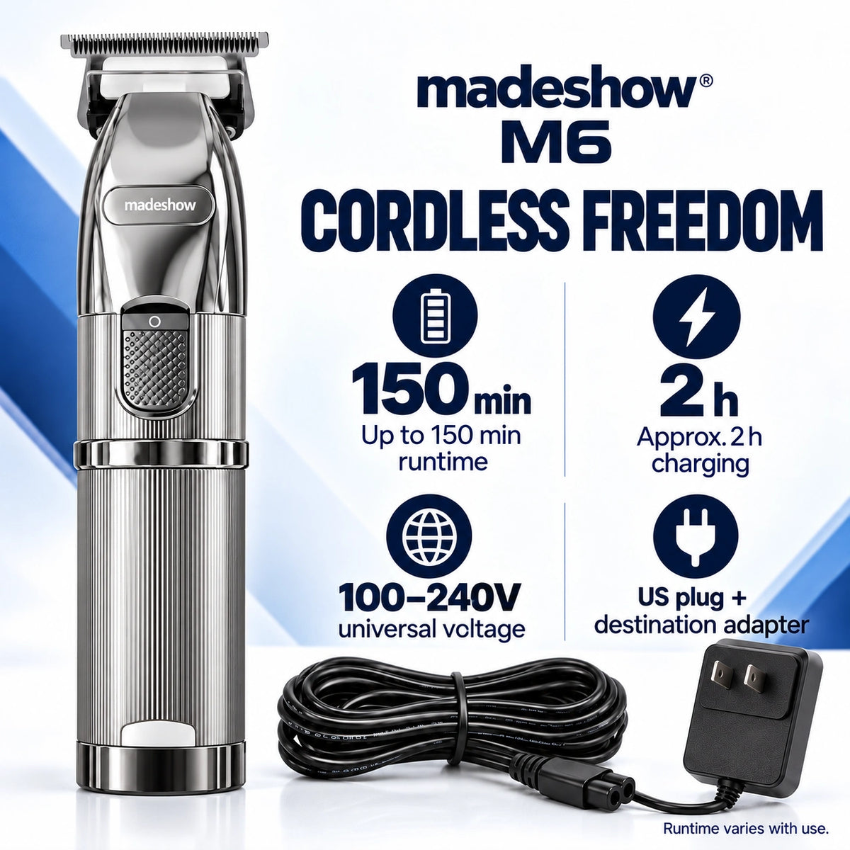 Madeshow M6 Silver charging