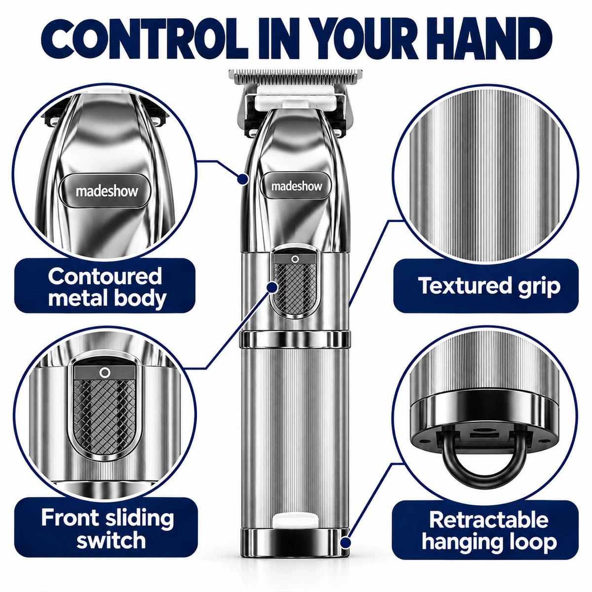 Madeshow M6 Silver grip