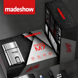 箱にグレーの製品が印刷されたMadeshow M7の元のパッケージ写真