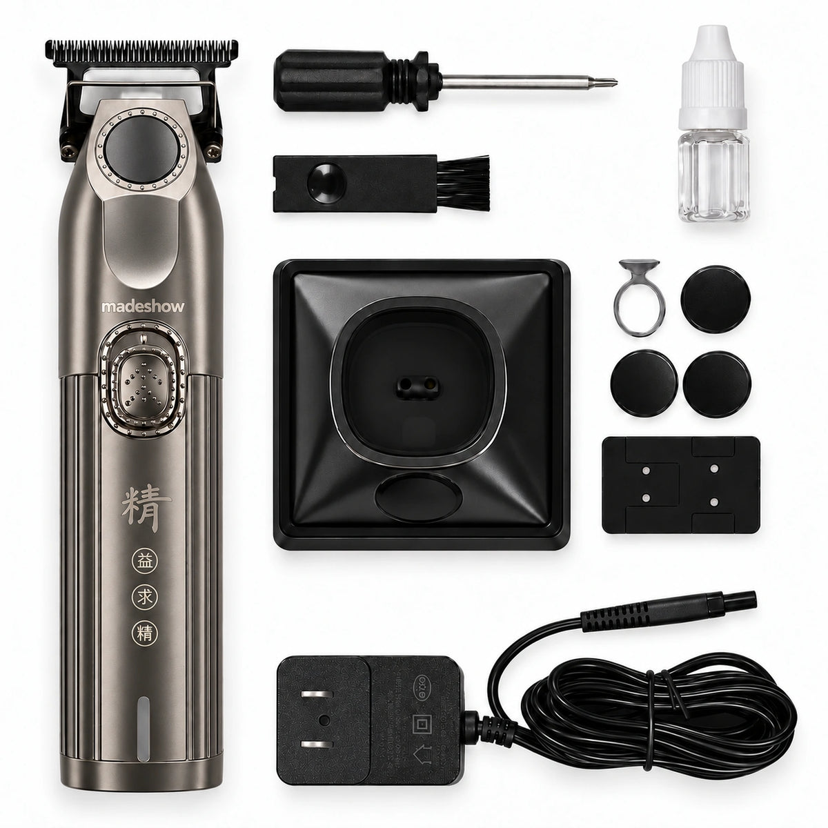 Madeshow M9 accessories in gunmetal grey