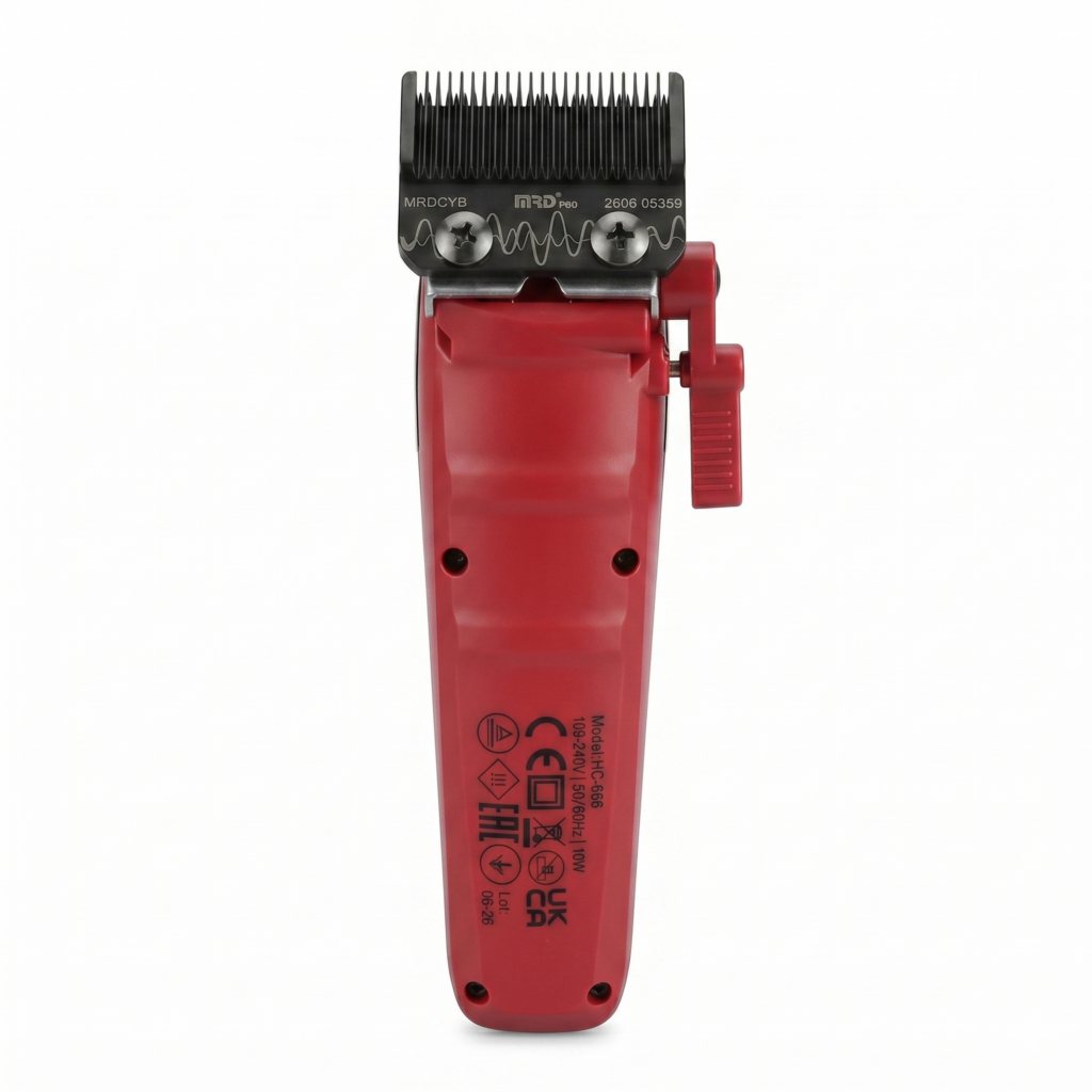 MRDpro Cyborg Pro 2026 Professional Cordless Hair Clipper – Red