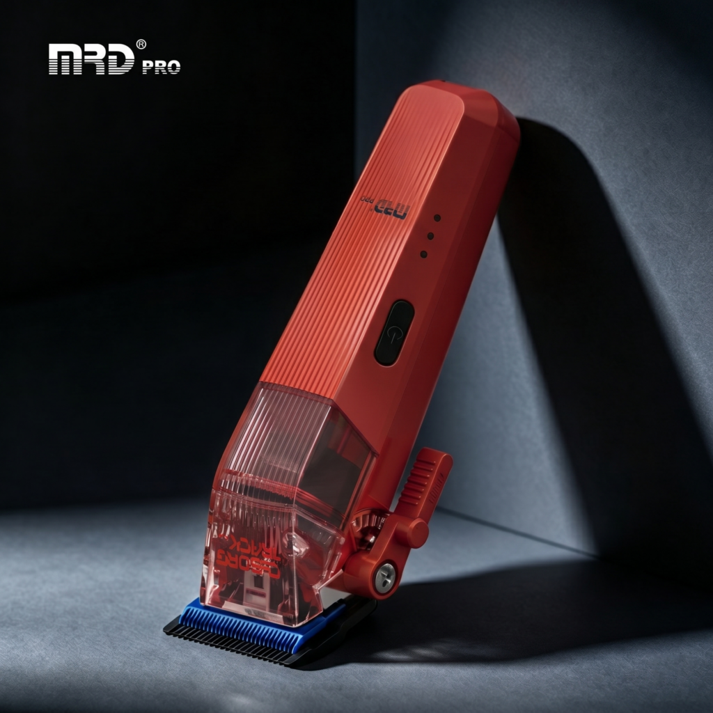 MRDpro Cyborg Pro 2026 Professional Cordless Hair Clipper – Red