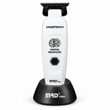 White MRD SMARTBRAIN GMT-90-4 trimmer on black charging stand
