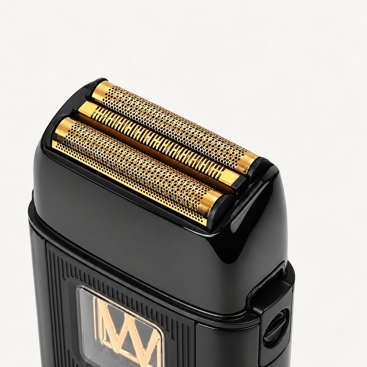 WMARK NG-XS1 ブラック — 金色の網刃2枚と中央カッターのヘッド