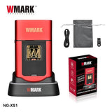WMARK NG-XS1 レッド — キャップ、充電台、USBケーブル、ブラシ、収納袋、箱付き